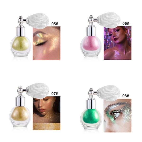 Shimmer colors 05 through 08
