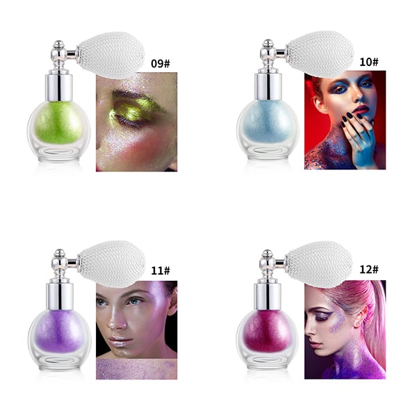 Shimmer colors 09 through 12